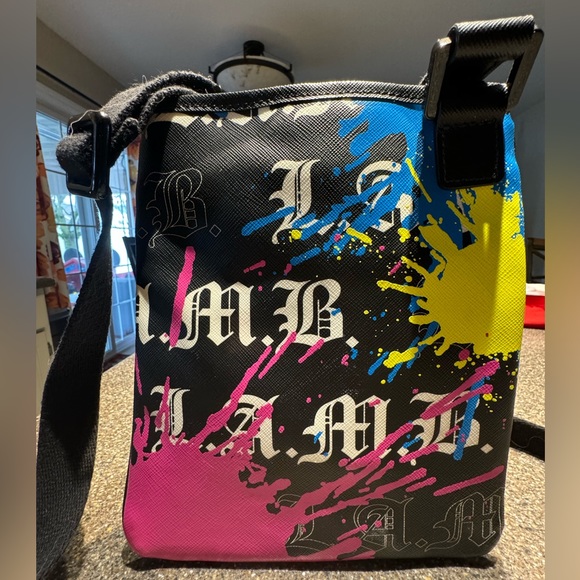 L.A.M.B Graffiti Splatter Bag By Gwen Stefani (80's Style Graffiti Design) - Picture 5 of 9